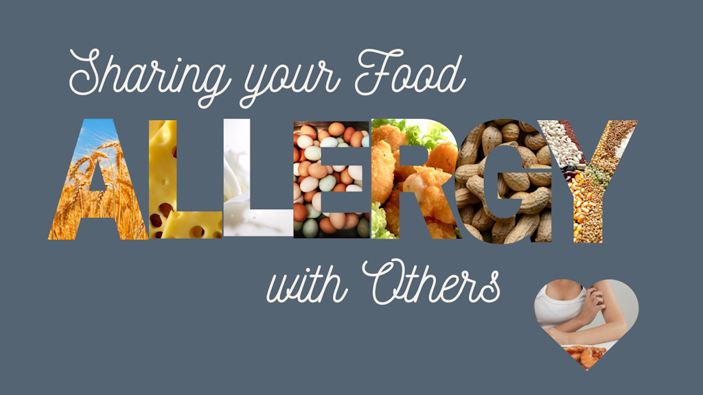 Sharing Your Food Allergy Journey with Others Banner
