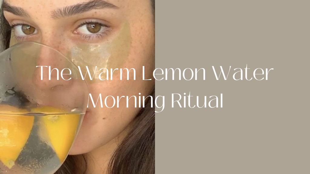 The Warm Lemon Water Morning Ritual Banner