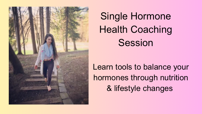 Single Hormone Health Coaching Session Banner