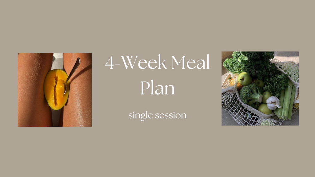 4-Week Customized Meal Plan Banner