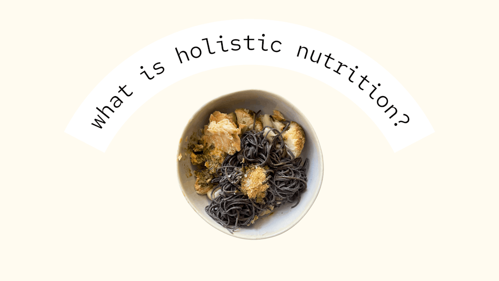 What is Holistic Nutrition? Banner