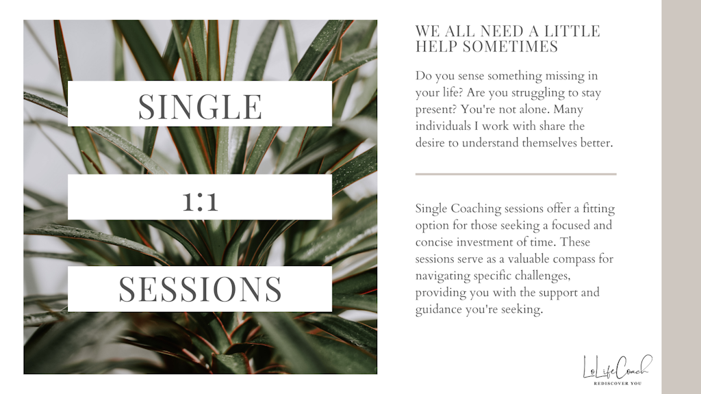 Single Coaching Sessions Banner