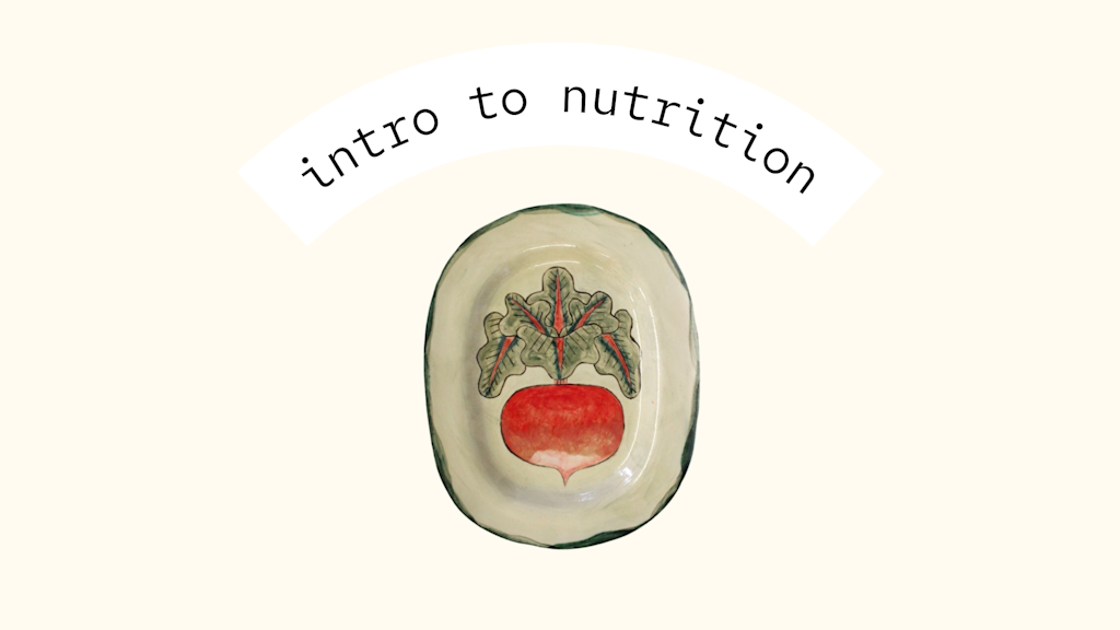 Introduction to Nutrition Banner